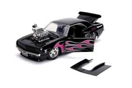 Chevrolet  - Camaro 1969 black/flames - 1:24 - Jada Toys - 30707 - jada30707 | Toms Modelautos