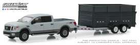Nissan  - Titan XD Pro 2018 silver-grey - 1:64 - GreenLight - 32160D - gl32160D | Toms Modelautos