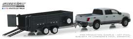 Nissan  - Titan XD Pro 2018 silver-grey - 1:64 - GreenLight - 32160D - gl32160D | Toms Modelautos