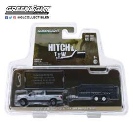 Nissan  - Titan XD Pro 2018 silver-grey - 1:64 - GreenLight - 32160D - gl32160D | Toms Modelautos
