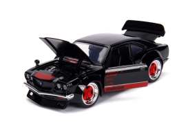 Mazda  - RX-3 1974 glossy black - 1:24 - Jada Toys - 30717 - jada30717bk | Toms Modelautos