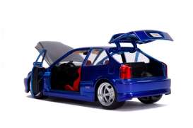 Honda  - Civic EK Type R 1997 candy blue - 1:24 - Jada Toys - 30929 - jada30929b | Toms Modelautos
