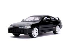 Honda  - Integra Type R 1995 glossy black - 1:24 - Jada Toys - 30930 - jada30930bk | Toms Modelautos