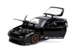 Mazda - RX-7 1985 glossy black - 1:24 - Jada Toys - 30425 - jada30425bk | Tom's Modelauto's Mazda - RX-7 1985 glossy black - 1:24 - Jada Toys - 30425 - jada30425bk | Tom's Modelauto's