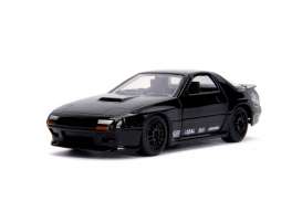 Mazda  - RX-7 FC 1985 glossy black - 1:32 - Jada Toys - 30423 - jada30423bk | Toms Modelautos