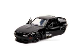 Mazda  - Miata 1990 glossy black - 1:32 - Jada Toys - 30950 - jada30950bk | Toms Modelautos