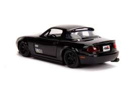 Mazda  - Miata 1990 glossy black - 1:32 - Jada Toys - 30950 - jada30950bk | Toms Modelautos