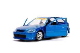 Honda  - Civic EK Type R 1997 metallic blue - 1:32 - Jada Toys - 30487 - jada30487b | Toms Modelautos