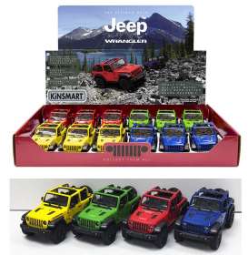 Jeep  - Wrangler 2017 various - 1:36 - Kinsmart - 5412DA - KT5412DA | Toms Modelautos