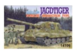 Military Vehicles  - Jagdtiger Henschel  - 1:144 - Dragon - 14106 - dra14106 | Toms Modelautos