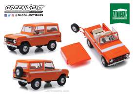 Ford  - Bronco 1977 red-orange - 1:18 - GreenLight - 19058 - gl19058 | Toms Modelautos