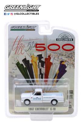 GMC  - Sierra 1967 white - 1:64 - GreenLight - 30029 - gl30029 | Toms Modelautos