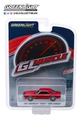 Chevrolet  - Yenko Camaro 1967 red - 1:64 - GreenLight - 13230A - gl13230A | Toms Modelautos