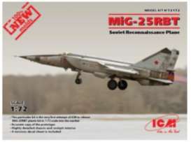 Planes  -  Mig-25 RBT  - 1:72 - ICM - 72172 - icm72172 | Toms Modelautos