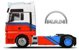 MAN  - white/red/blue - 1:64 - Maisto - 12389-18830w - mai12389-18830w | Toms Modelautos