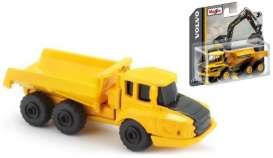 Volvo  - A25G Hauler black/yellow - 1:64 - Maisto - 15394-02 - mai15394-02 | Toms Modelautos