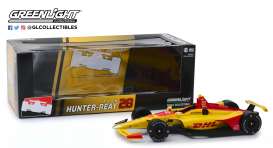 Honda  - 2019 yellow/red - 1:18 - GreenLight - 11057 - gl11057 | Toms Modelautos