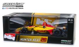 Honda  - 2019 yellow/red - 1:18 - GreenLight - 11057 - gl11057 | Toms Modelautos