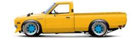 Datsun  - 620 Pick-Up 1973 yellow - 1:24 - Maisto - 32528 - mai32528 | Toms Modelautos