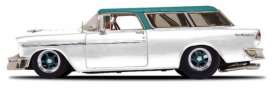 Chevrolet - Nomad 1955 white/turquoise - 1:18 - Maisto - 32613 - mai32613 | Tom's Modelauto's Chevrolet - Nomad 1955 white/turquoise - 1:18 - Maisto - 32613 - mai32613 | Tom's Modelauto's
