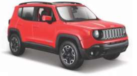 Jeep - Renegade red - 1:24 - Maisto - 39282 - mai39282 | Tom's Modelauto's Jeep - Renegade red - 1:24 - Maisto - 39282 - mai39282 | Tom's Modelauto's