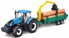 New Holland - T7.315 blue - 1:32 - Bburago - 31655 - bura31655 | Tom's Modelauto's New Holland - T7.315 blue - 1:32 - Bburago - 31655 - bura31655 | Tom's Modelauto's