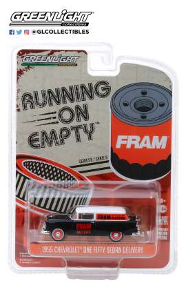 Chevrolet - 150 Sedan Delivery 1955 black/white/orange - 1:64 - GreenLight - 41080C - gl41080C | Tom's Modelauto's Chevrolet - 150 Sedan Delivery 1955 black/white/orange - 1:64 - GreenLight - 41080C - gl41080C | Tom's Modelauto's