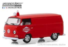 Volkswagen  - Type 2 Panel Van 1969 red - 1:64 - GreenLight - 41080D - gl41080D | Toms Modelautos