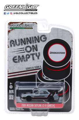 Nissan - Skyline 2001 grey/black/red - 1:64 - GreenLight - 41080E - gl41080E | Tom's Modelauto's Nissan - Skyline 2001 grey/black/red - 1:64 - GreenLight - 41080E - gl41080E | Tom's Modelauto's