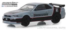 Nissan  - Skyline 2001 grey/black/red - 1:64 - GreenLight - 41080E - gl41080E | Toms Modelautos