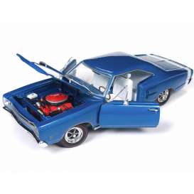 Dodge  - Coronet R/T 1969 blue - 1:18 - Auto World - amm1116 - AMM1116 | Toms Modelautos