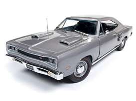 Dodge  - Coronet R/T 1969 silver - 1:18 - Auto World - amm1141 - AMM1141 | Toms Modelautos