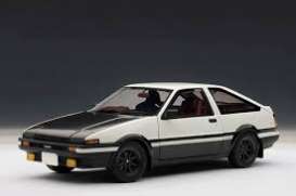 Toyota  - Trueno white/black - 1:64 - Kyosho - 7057A5 - kyo7057A5 | Toms Modelautos