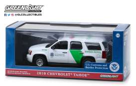 Chevrolet  - Tahoe 2010 white/green - 1:43 - GreenLight - 86163 - gl86163 | Toms Modelautos
