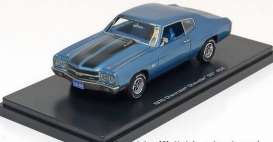 Chevrolet  - Chevelle SS 1970 blue/black - 1:43 - Auto World - awr1133 - AWR1133 | Toms Modelautos