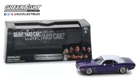 Dodge  - Challenger 1970 purple/white - 1:43 - GreenLight - 86553 - gl86553 | Toms Modelautos