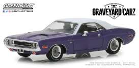 Dodge - Challenger 1970 purple/white - 1:43 - GreenLight - 86553 - gl86553 | Tom's Modelauto's Dodge - Challenger 1970 purple/white - 1:43 - GreenLight - 86553 - gl86553 | Tom's Modelauto's