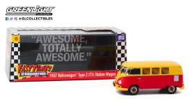 Volkswagen  - Type 2 1967 red/yellow - 1:43 - GreenLight - 86554 - gl86554 | Toms Modelautos
