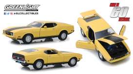 Ford - Mustang Mach I *Eleanor* 1971 yellow - 1:18 - GreenLight - 12910 - gl12910 | Tom's Modelauto's Ford - Mustang Mach I *Eleanor* 1971 yellow - 1:18 - GreenLight - 12910 - gl12910 | Tom's Modelauto's