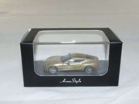 Aston Martin  - One 77 2016 gold - 1:87 - FrontiArt - HO-09 - FHO-09 | Toms Modelautos