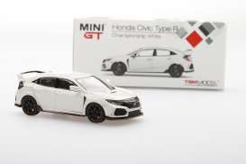 Honda  - Civic Type R (FK8) 2017 white - 1:64 - Mini GT - mgt00010 - MGT00001rhd | Toms Modelautos