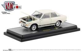 Datsun  - 510 1970 white - 1:24 - M2 Machines - 40300jpn02B - M2-40300jpn02A | Toms Modelautos