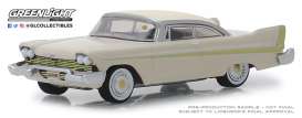Plymouth  - Fury 1958 beige/white - 1:64 - GreenLight - 37170B - gl37170B | Toms Modelautos