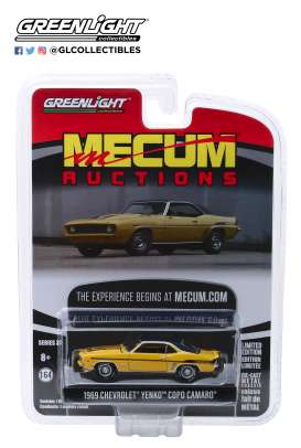 Chevrolet - Yenko Camaro 1969 yellow - 1:64 - GreenLight - 37170C - gl37170C | Tom's Modelauto's Chevrolet - Yenko Camaro 1969 yellow - 1:64 - GreenLight - 37170C - gl37170C | Tom's Modelauto's