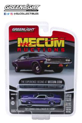 Dodge  - HEMI Challenger 1971 purple - 1:64 - GreenLight - 37170D - gl37170D | Toms Modelautos