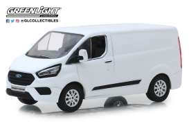 Ford  - Transit Custom V362 MCA 2018 frozen white - 1:43 - GreenLight - 51275 - gl51275 | Toms Modelautos