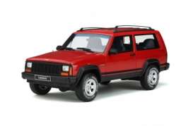 Jeep  - Cherokee 1995 red - 1:18 - OttOmobile Miniatures - 738 - otto738 | Toms Modelautos