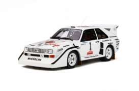 Audi - Sport Quattro 1985 white/red/black - 1:18 - OttOmobile Miniatures - 757 - otto757 | Tom's Modelauto's Audi - Sport Quattro 1985 white/red/black - 1:18 - OttOmobile Miniatures - 757 - otto757 | Tom's Modelauto's