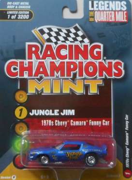Chevrolet - Camaro Funny Car *Jungle Jim* 1970 blue - 1:64 - Racing Champions - RC008 - RC008-1 | Tom's Modelauto's Chevrolet - Camaro Funny Car *Jungle Jim* 1970 blue - 1:64 - Racing Champions - RC008 - RC008-1 | Tom's Modelauto's