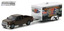 Ford  - F150 2015 brown/white - 1:64 - GreenLight - 51113 - gl51113 | Toms Modelautos